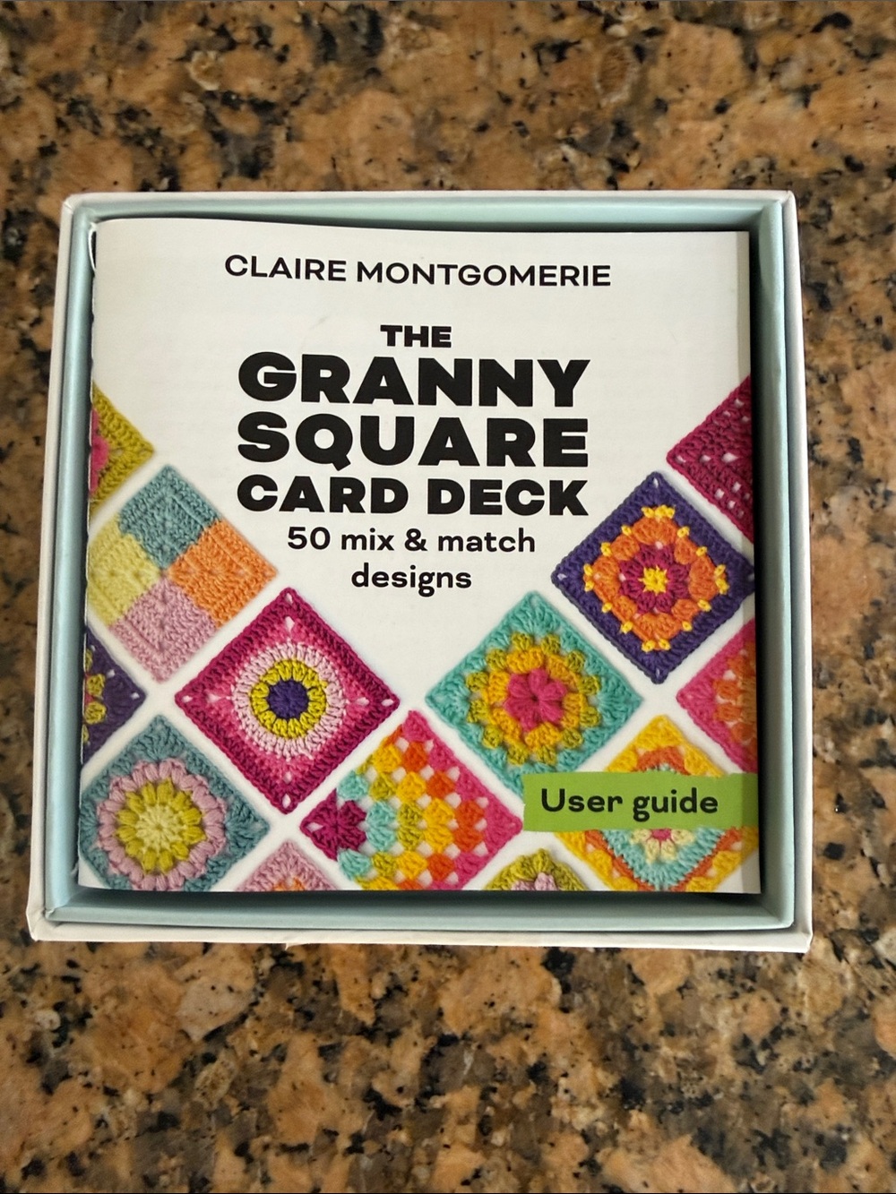 Granny Square Card Deck — Multicolor Crochet-Inspired Cards